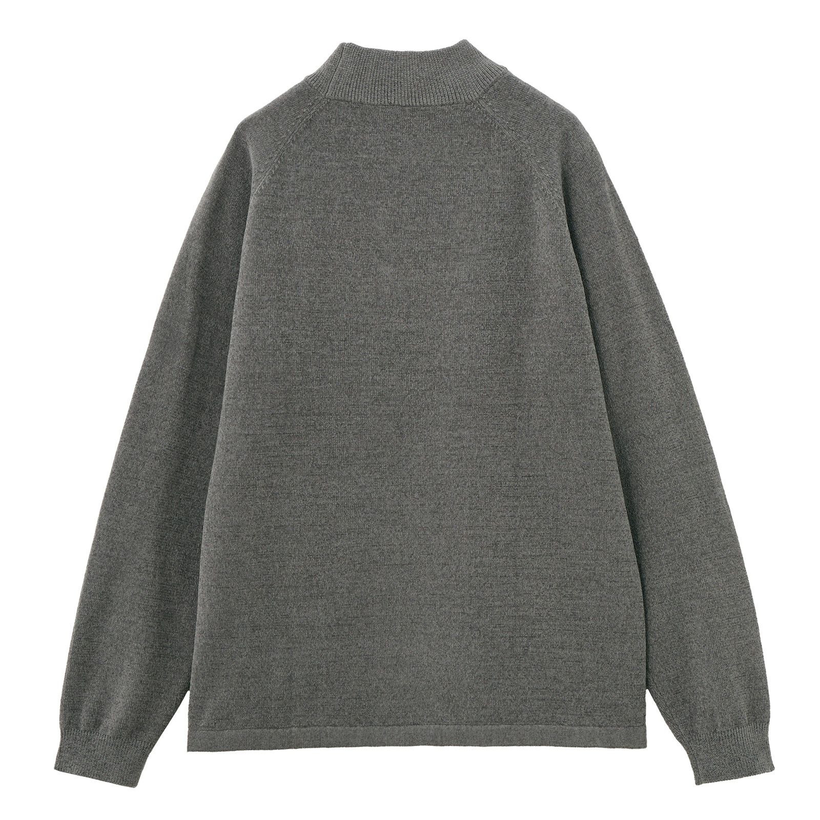 ハイゲージモール　モックネックプルオーバー