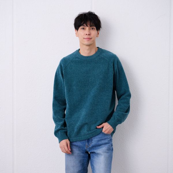 ハイゲージモール　クルーネックプルオーバー