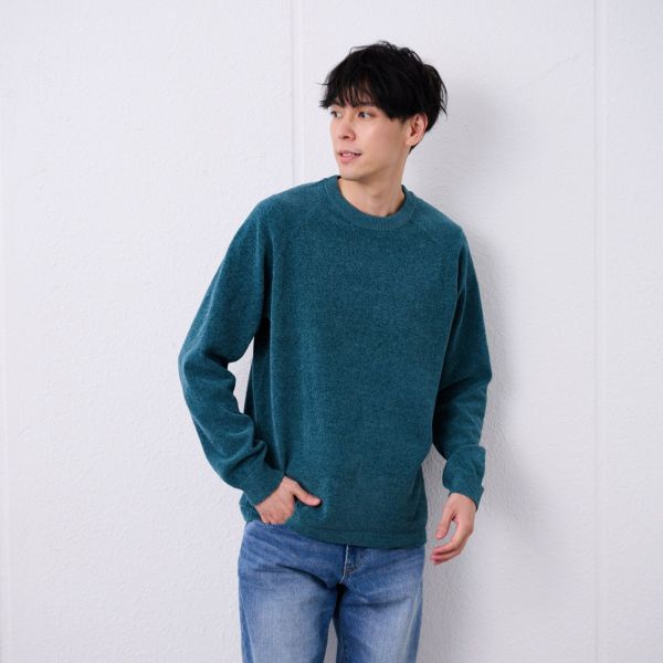 ハイゲージモール　クルーネックプルオーバー