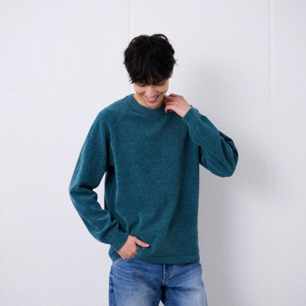 ハイゲージモール　クルーネックプルオーバー