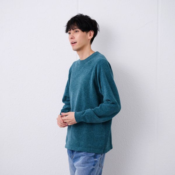 ハイゲージモール　クルーネックプルオーバー