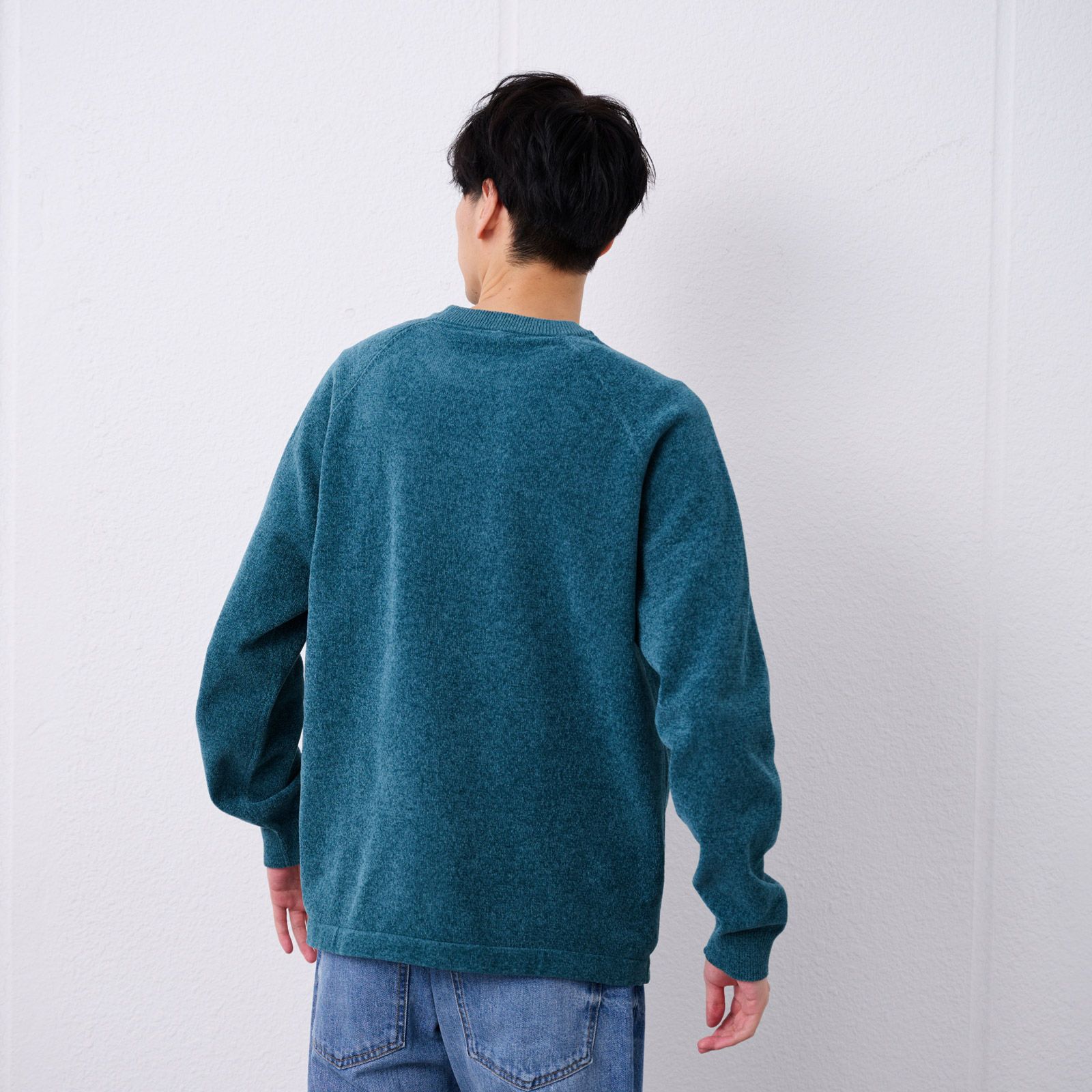 ハイゲージモール　クルーネックプルオーバー