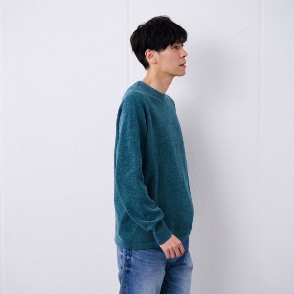 ハイゲージモール　クルーネックプルオーバー