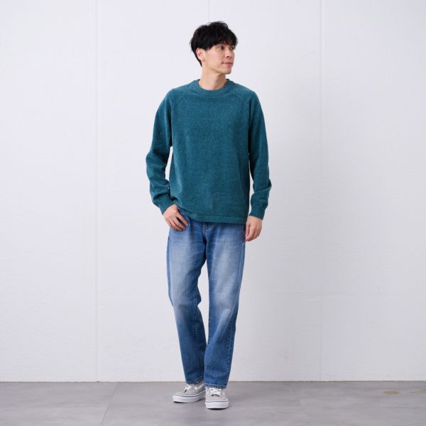 ハイゲージモール　クルーネックプルオーバー