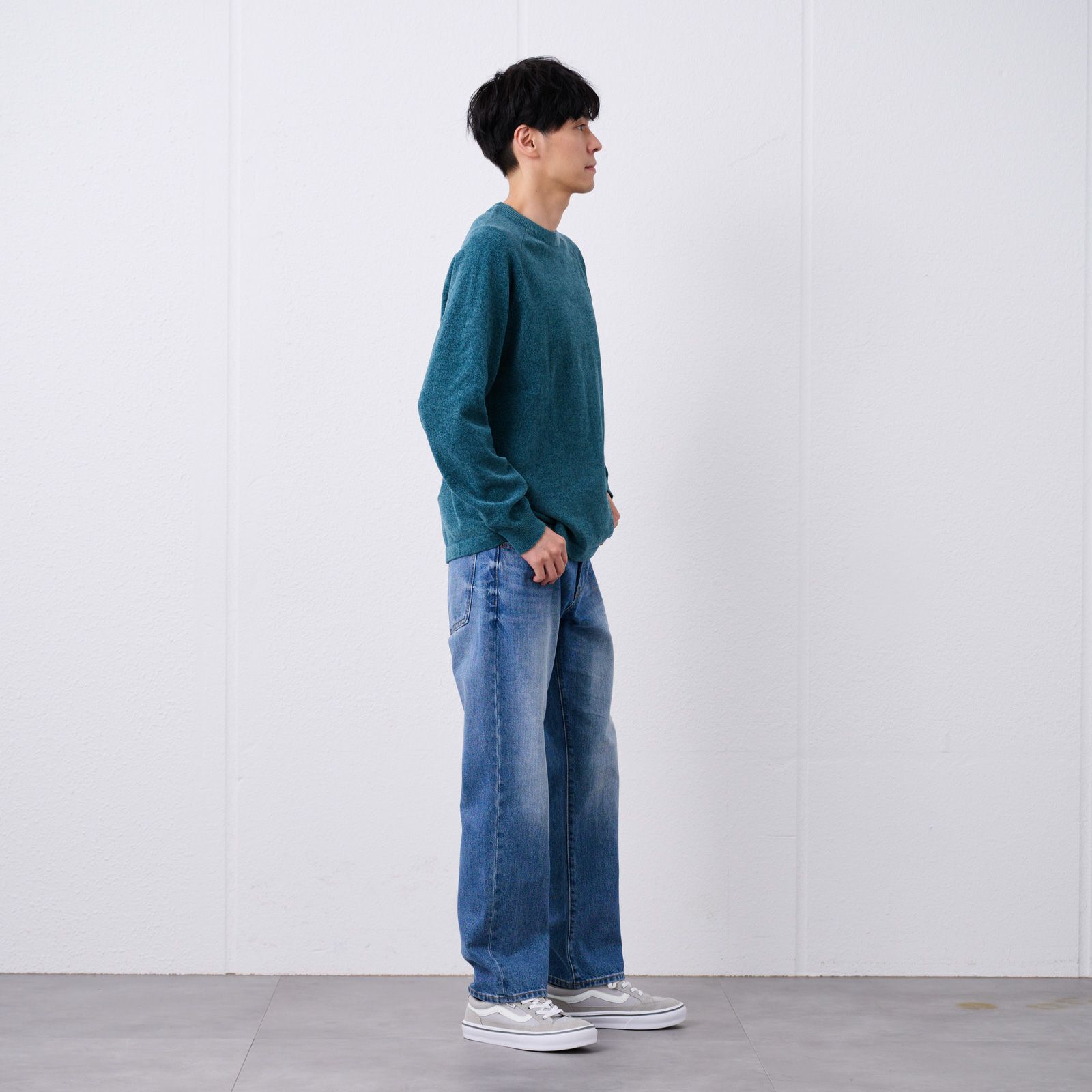 ハイゲージモール　クルーネックプルオーバー