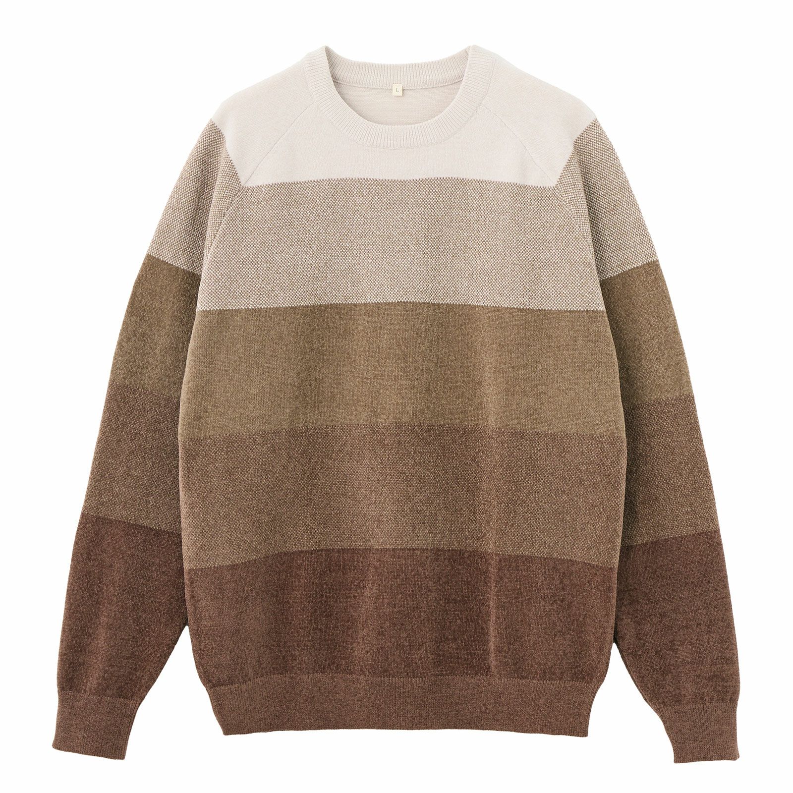 ハイゲージモール　グラデーションプルオーバー