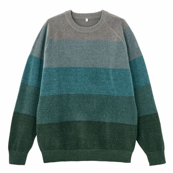 ハイゲージモール　グラデーションプルオーバー