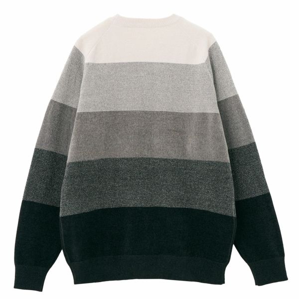 ハイゲージモール　グラデーションプルオーバー