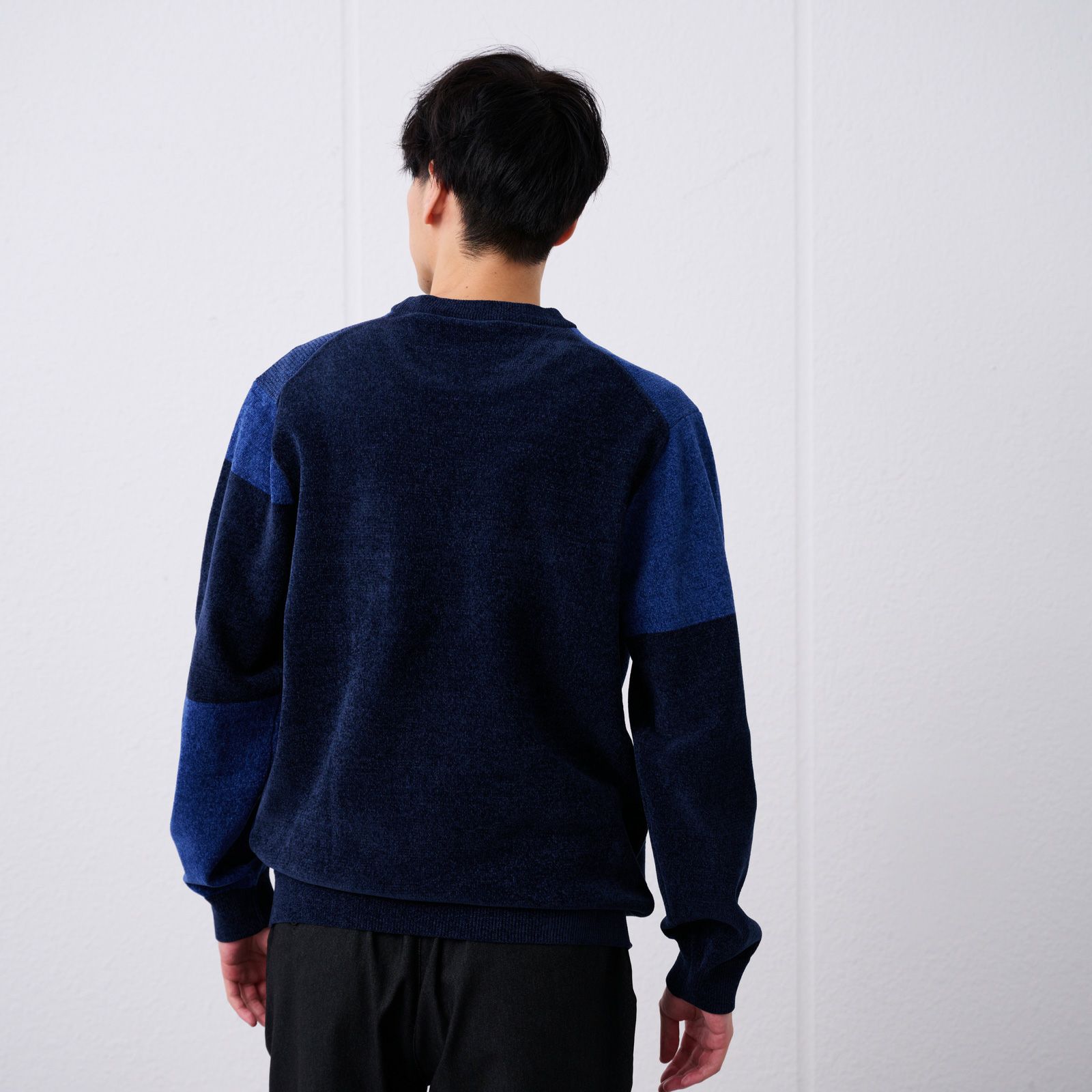 ハイゲージモール　ブロックチェックプルオーバー