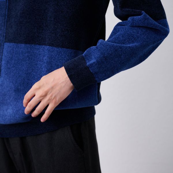 ハイゲージモール　ブロックチェックプルオーバー