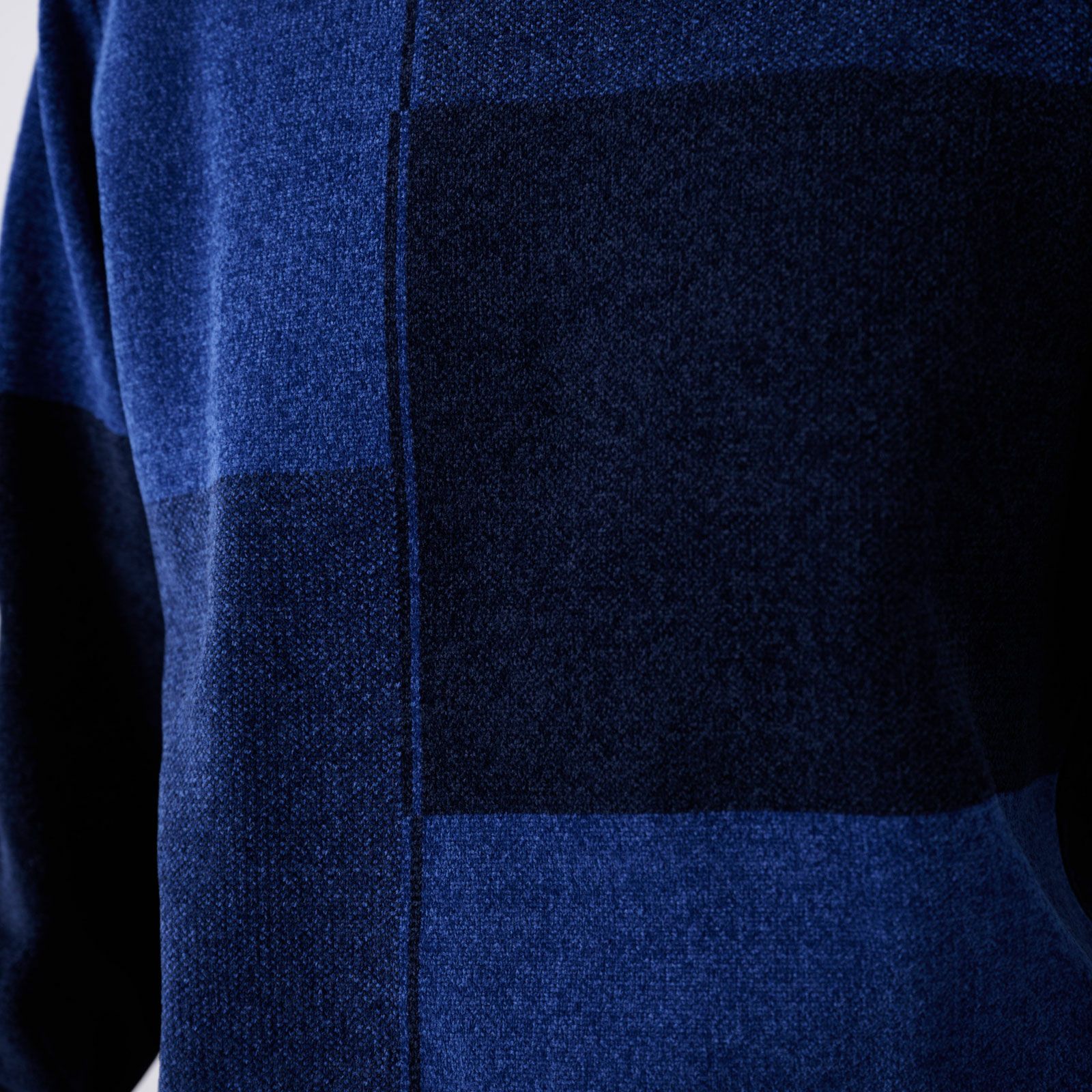 ハイゲージモール　ブロックチェックプルオーバー