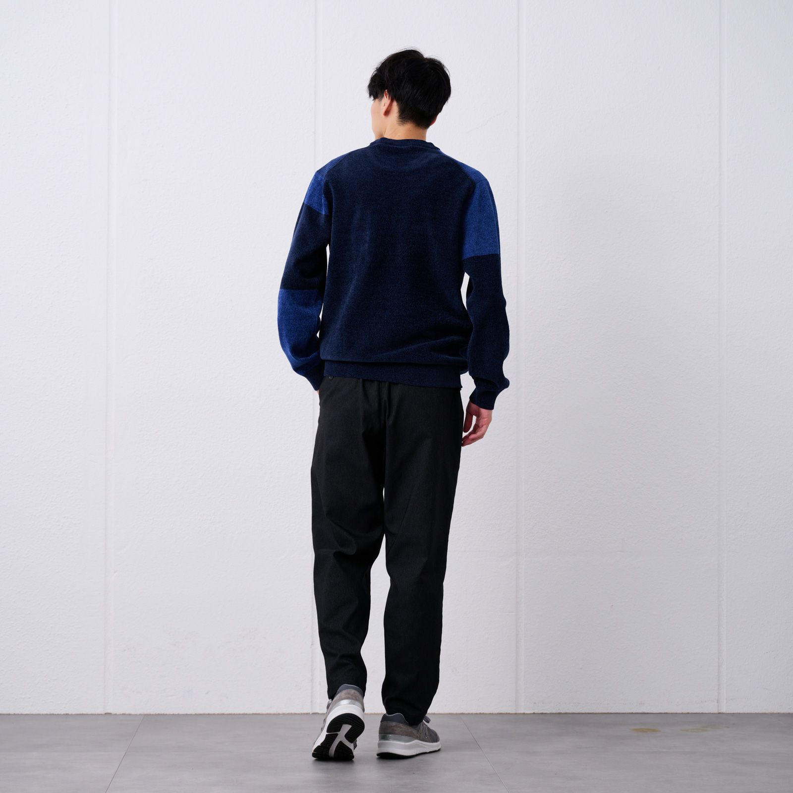 ハイゲージモール　ブロックチェックプルオーバー