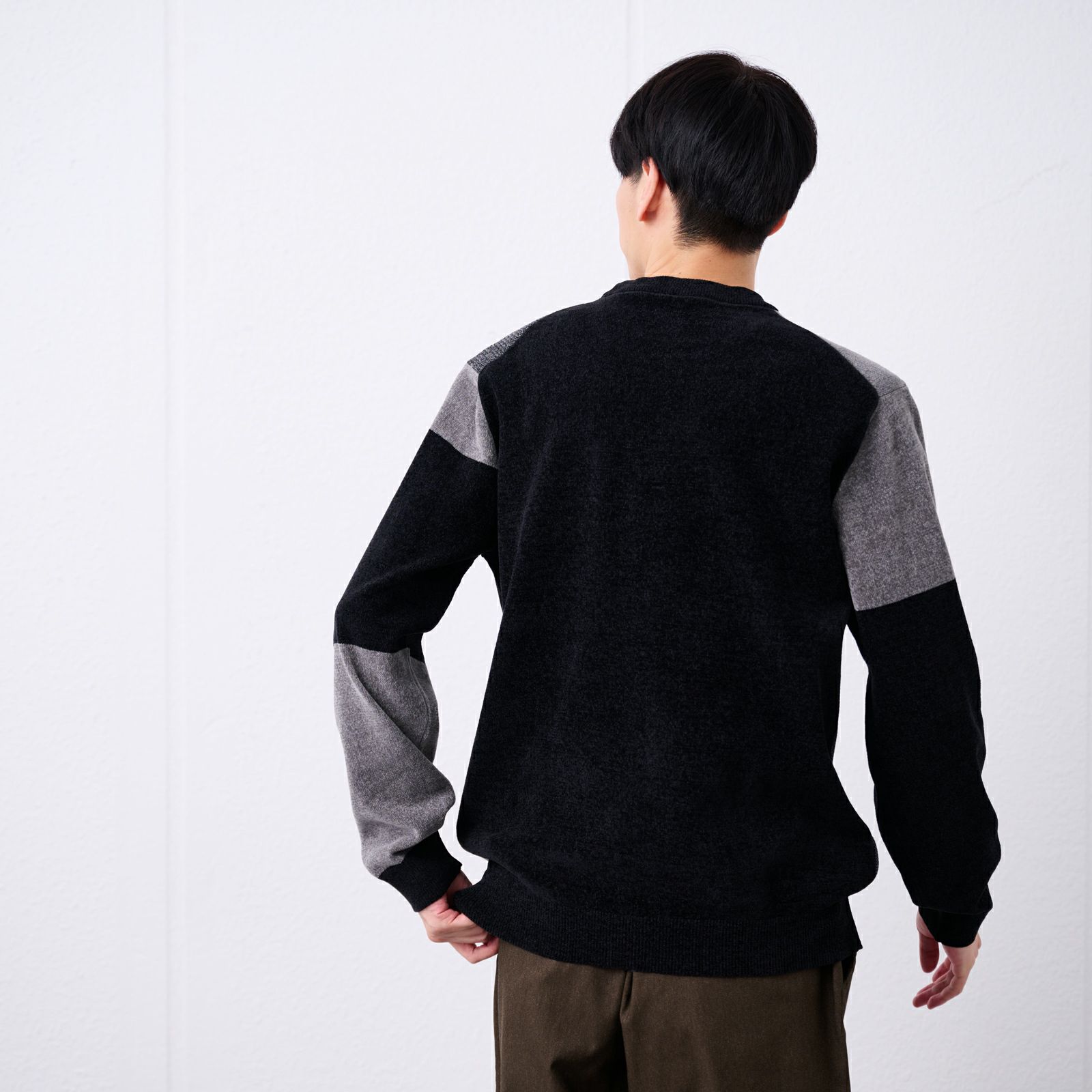 ハイゲージモール　ブロックチェックプルオーバー