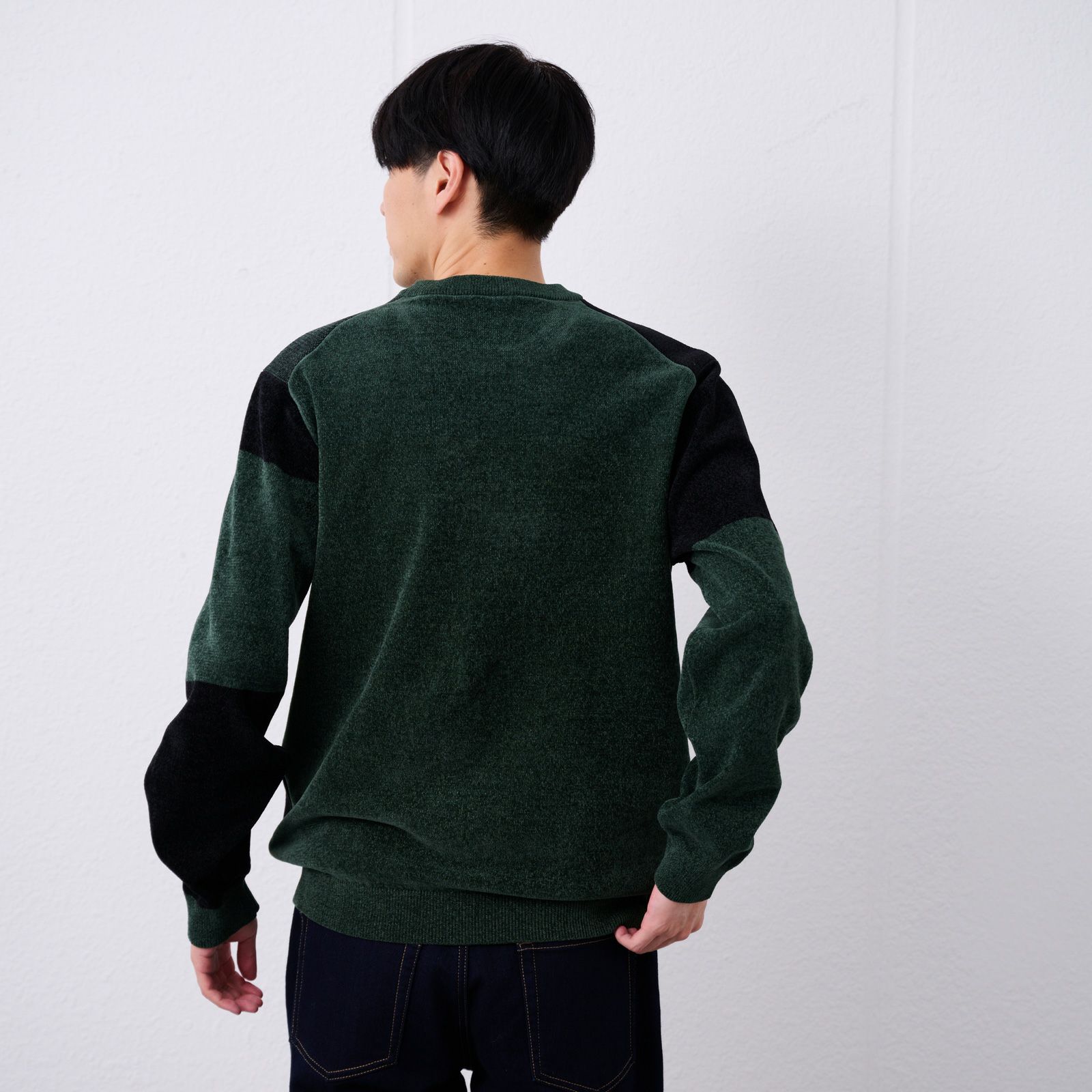 ハイゲージモール　ブロックチェックプルオーバー