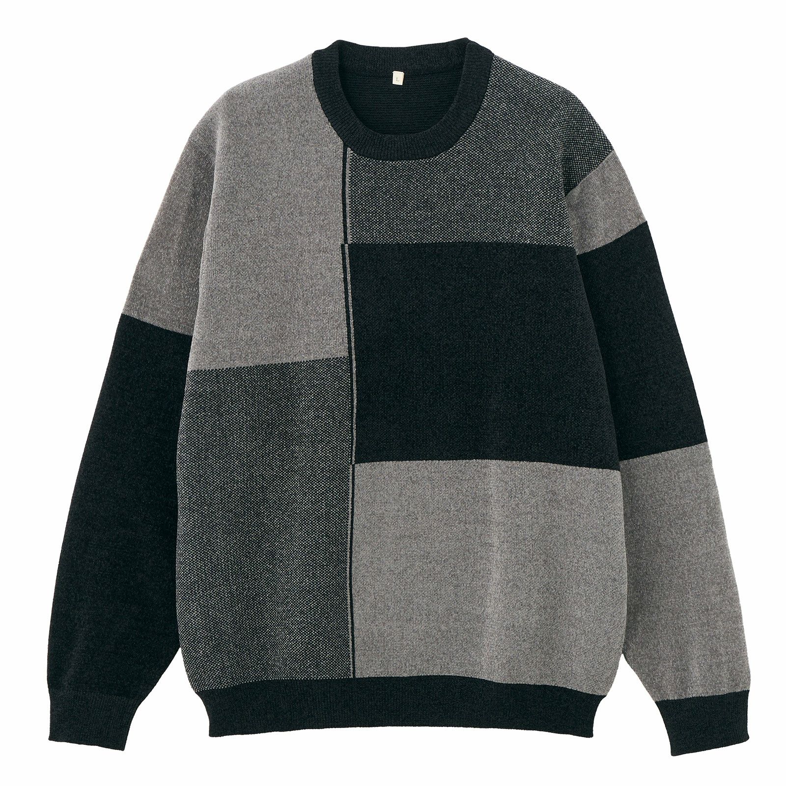 ハイゲージモール　ブロックチェックプルオーバー