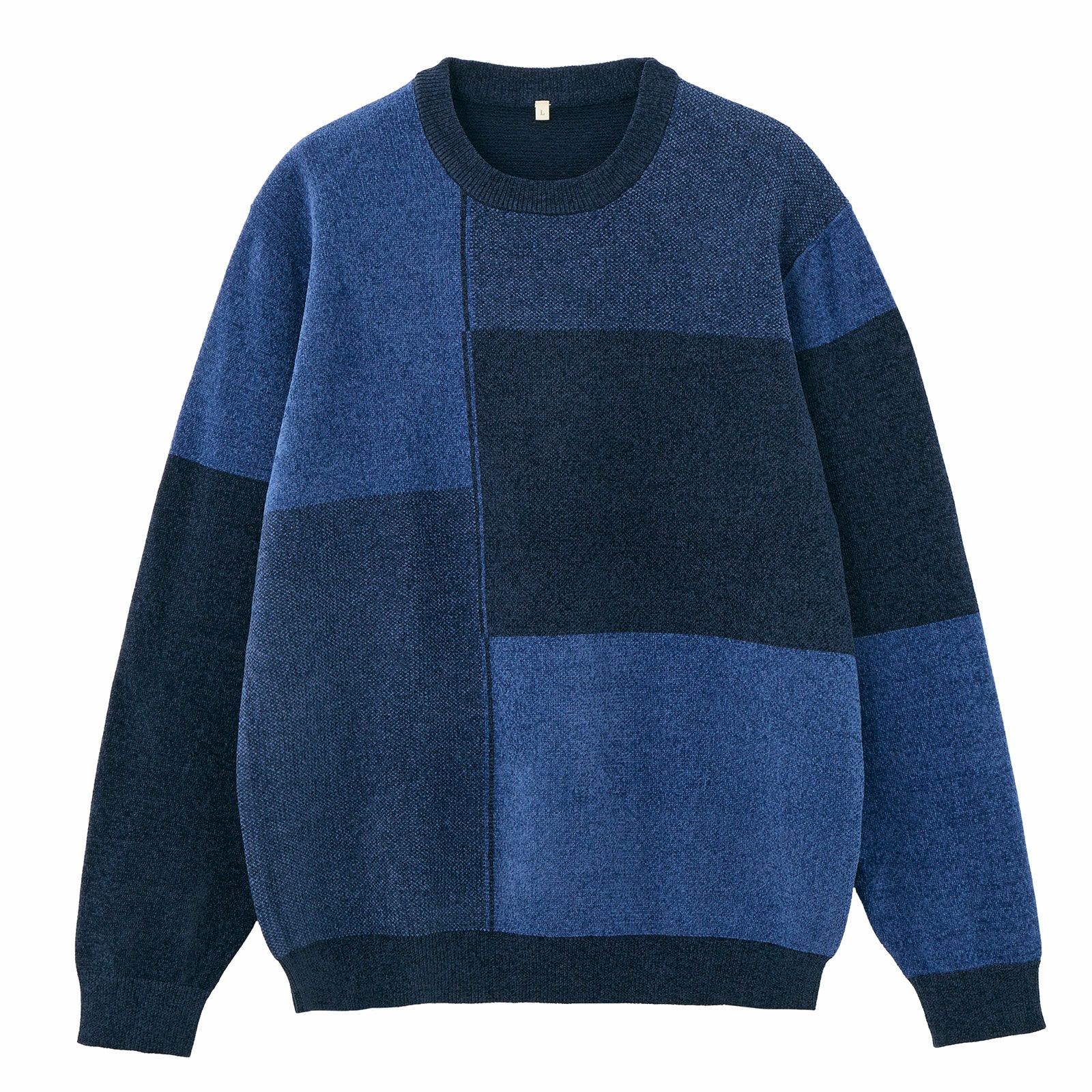 ハイゲージモール　ブロックチェックプルオーバー