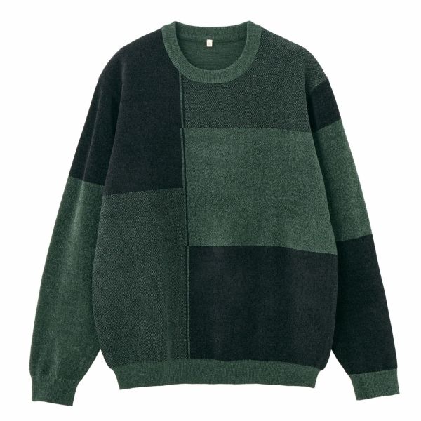 ハイゲージモール　ブロックチェックプルオーバー