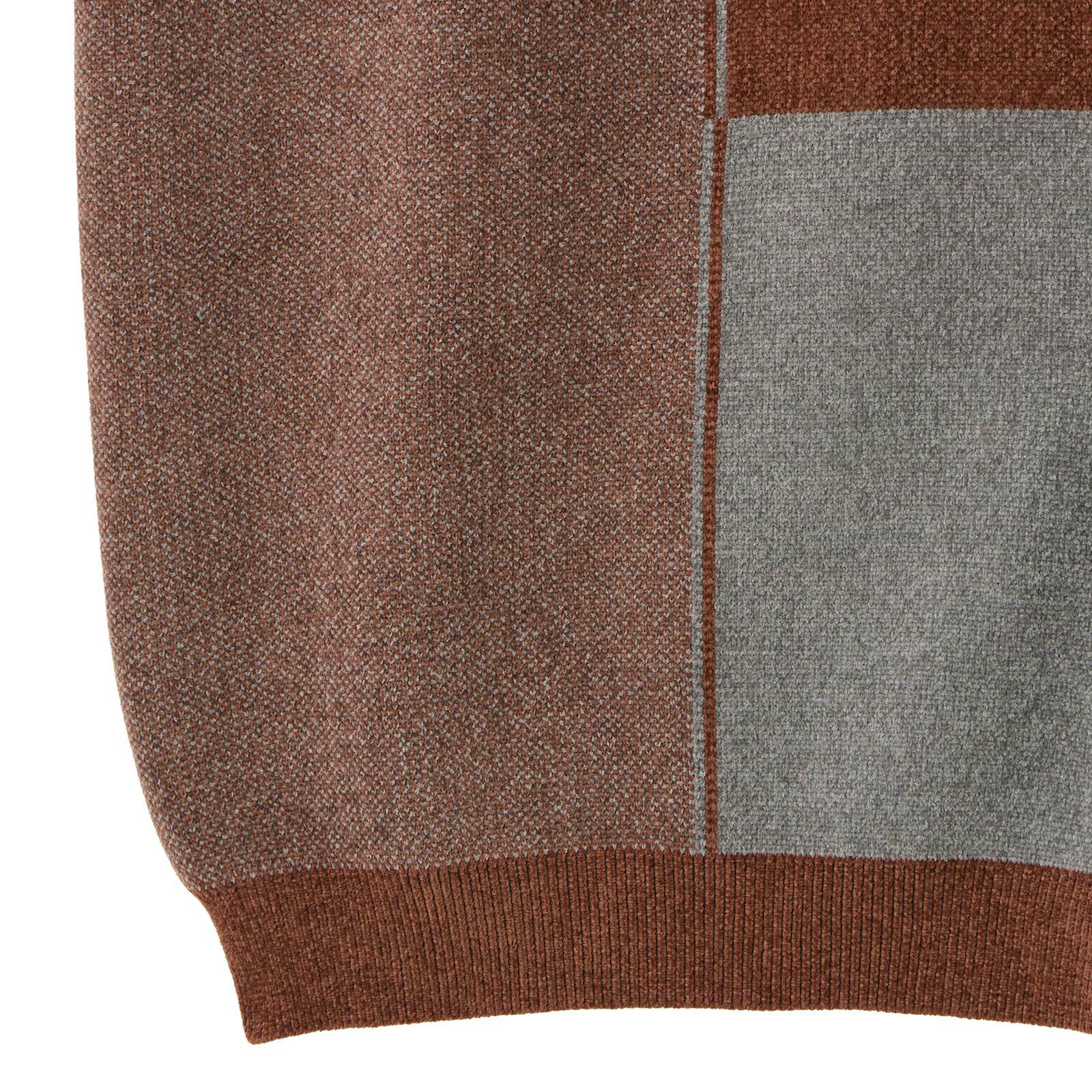 ハイゲージモール　ブロックチェックプルオーバー