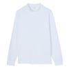 コットン起毛モックネック長袖Tシャツ