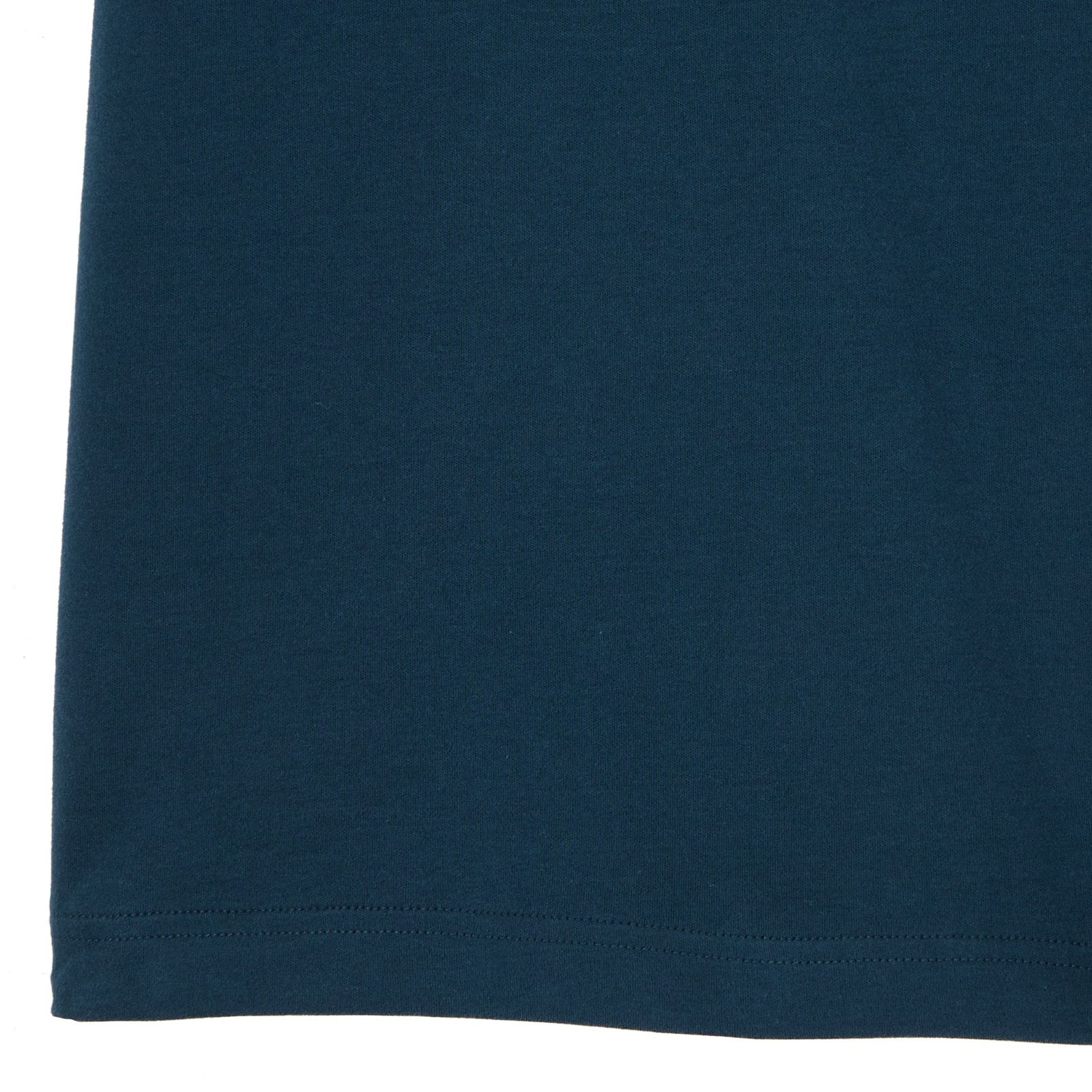 コットン起毛モックネック長袖Tシャツ