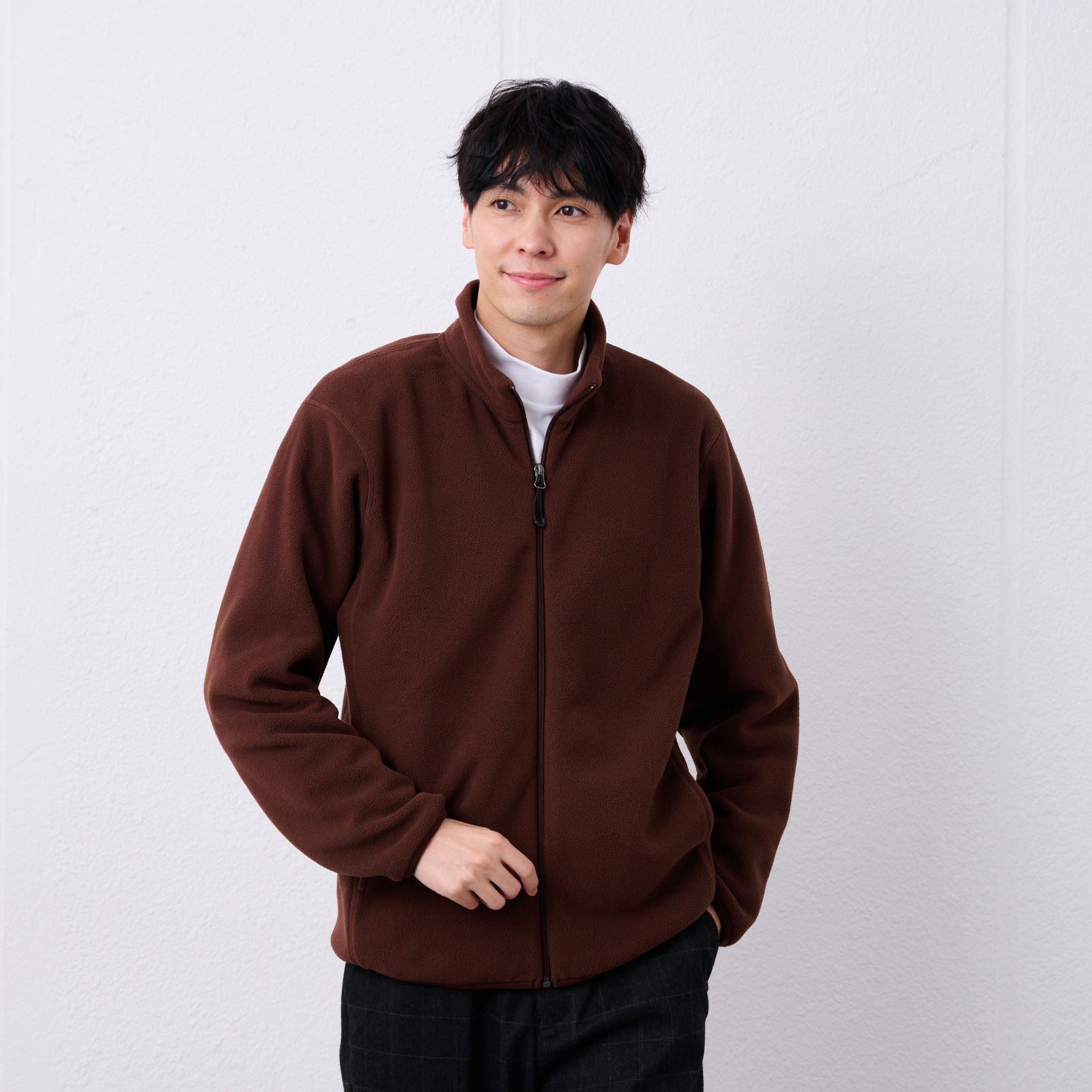 フリース　フルジップジャケット