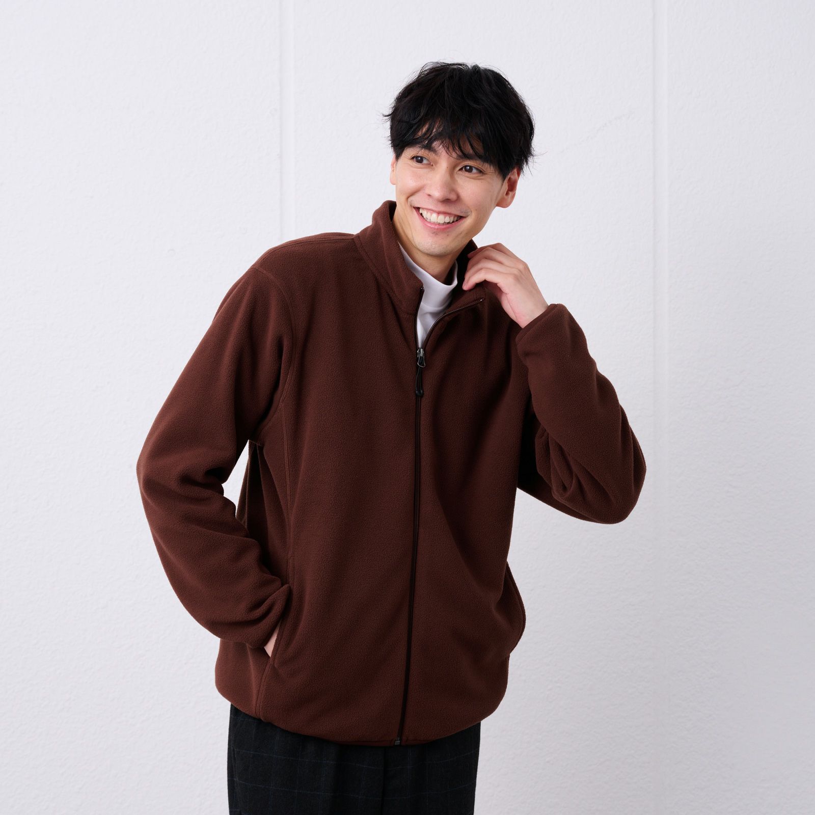 フリース　フルジップジャケット