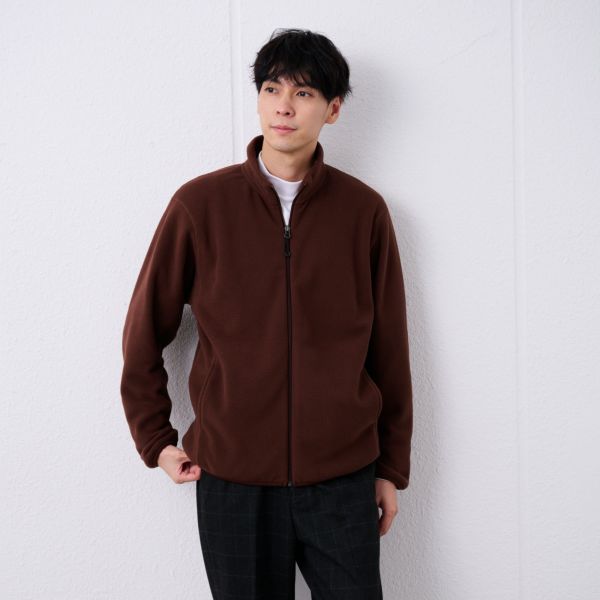 フリース　フルジップジャケット