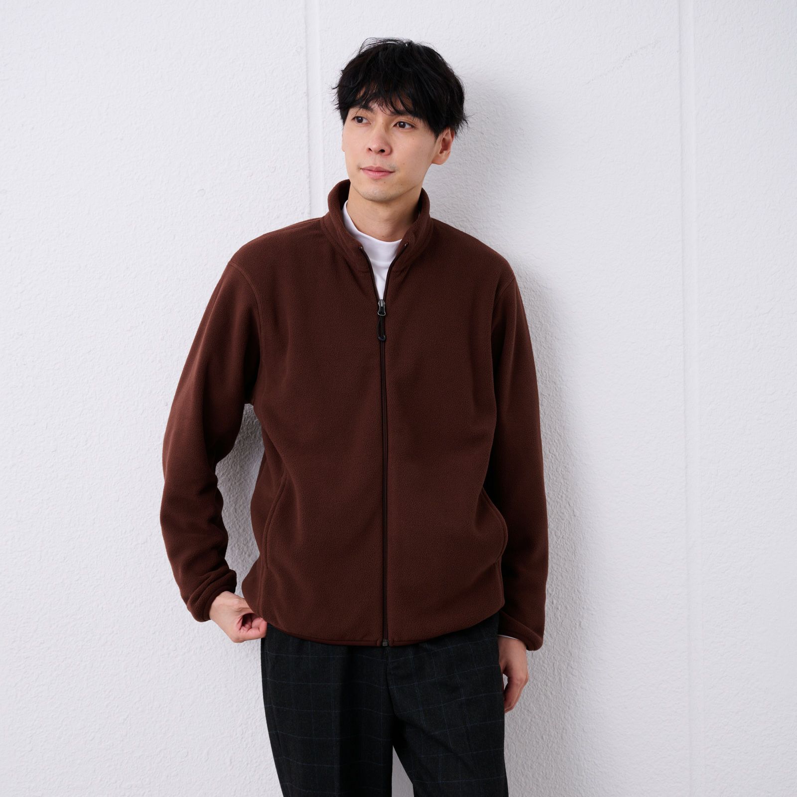 フリース　フルジップジャケット