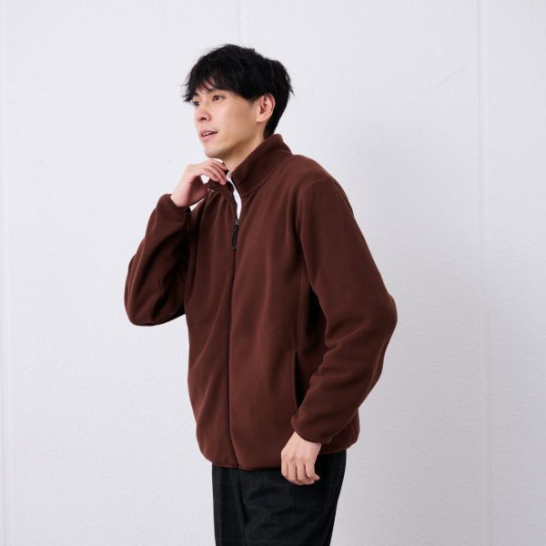 フリース　フルジップジャケット