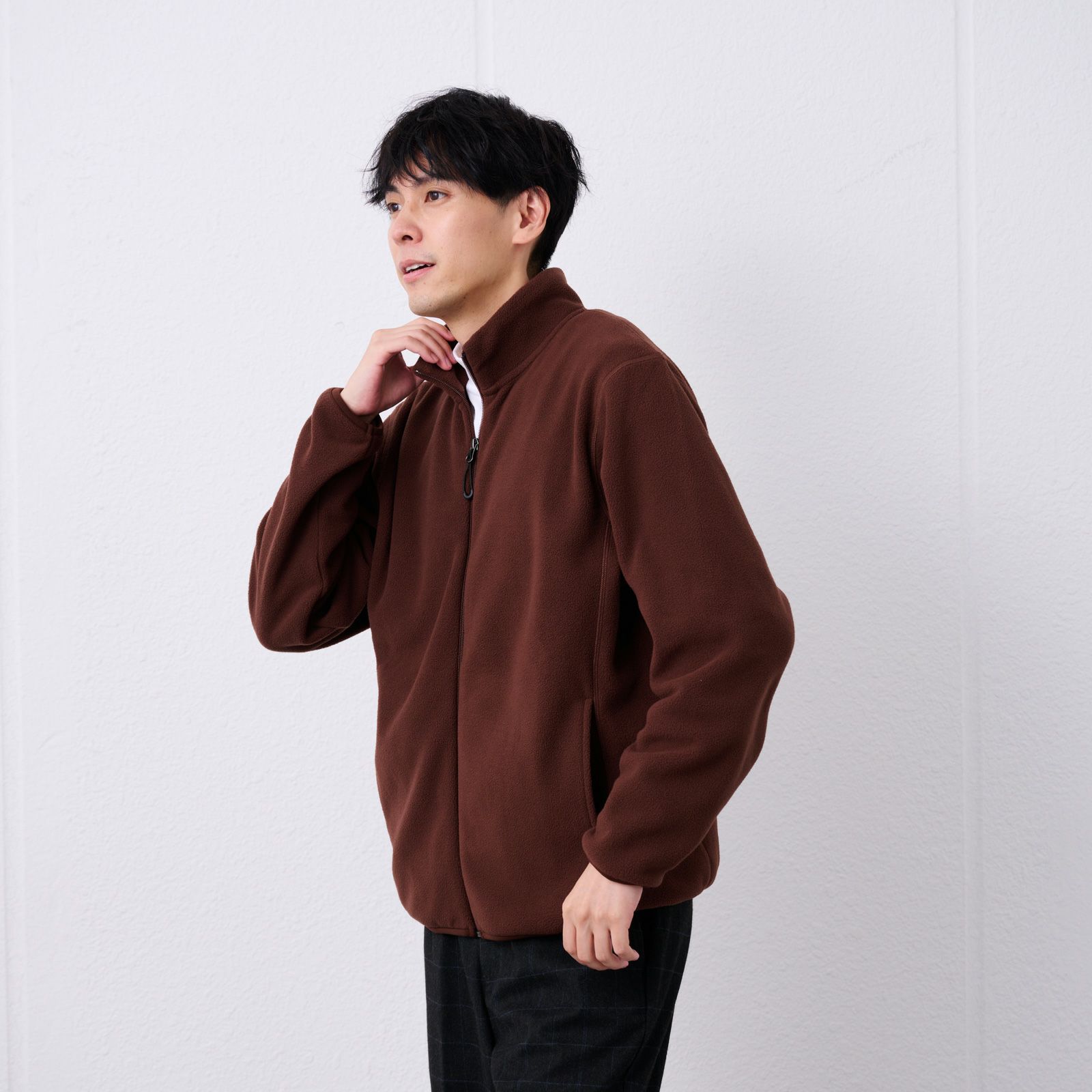 フリース　フルジップジャケット