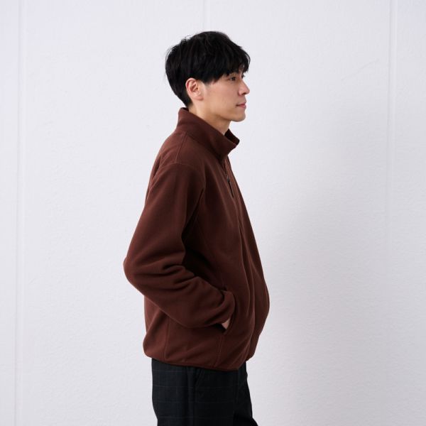 フリース　フルジップジャケット