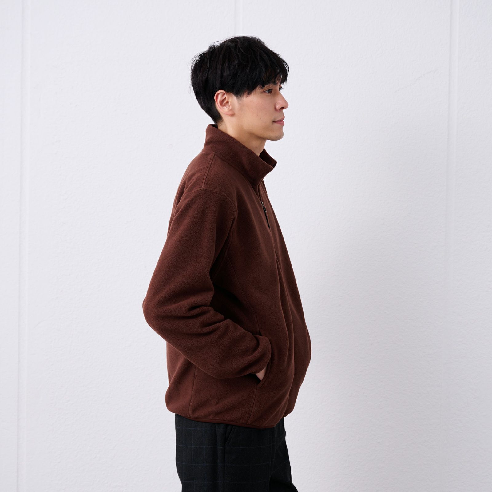 フリース　フルジップジャケット