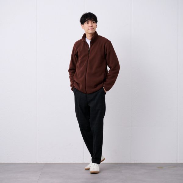 フリース　フルジップジャケット