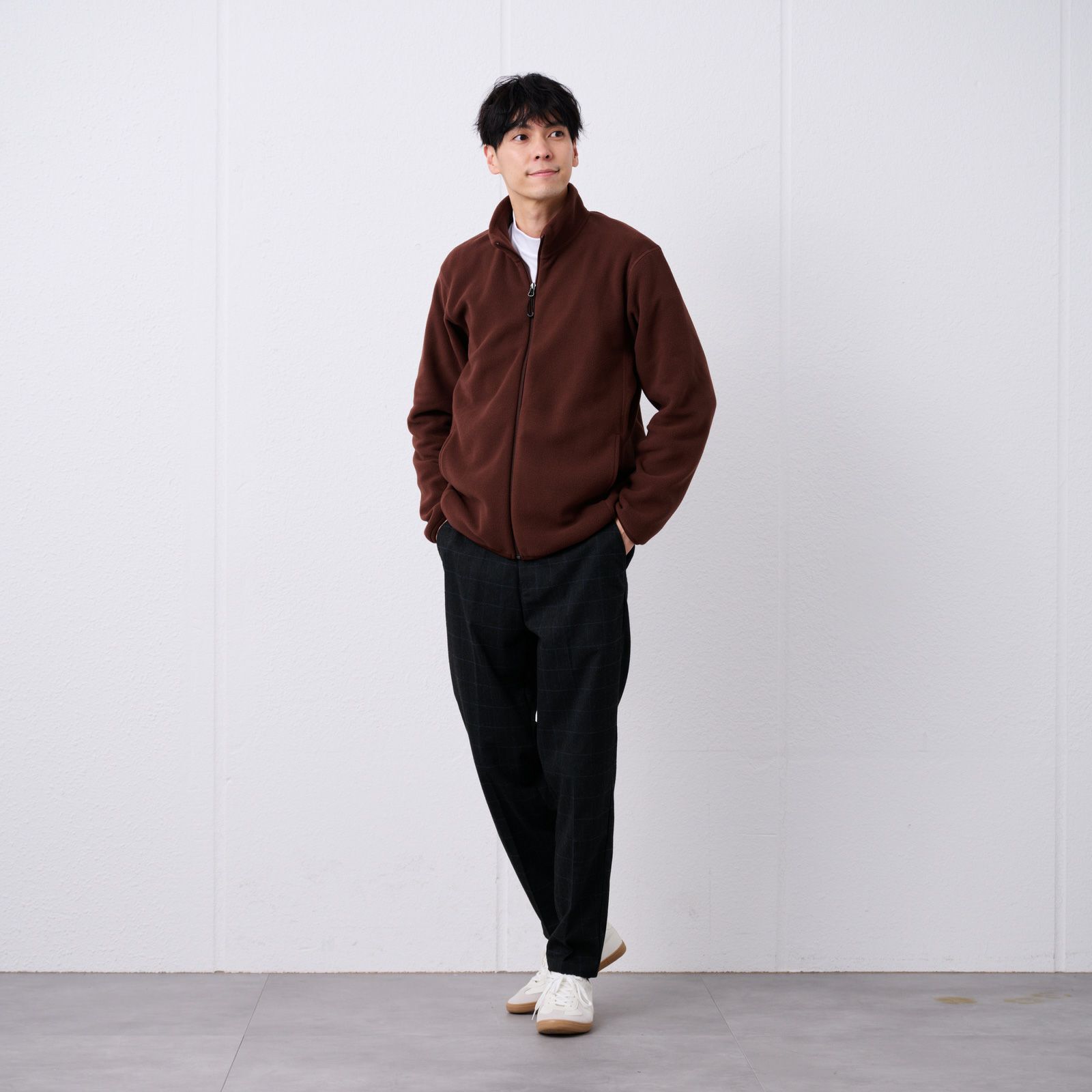 フリース　フルジップジャケット