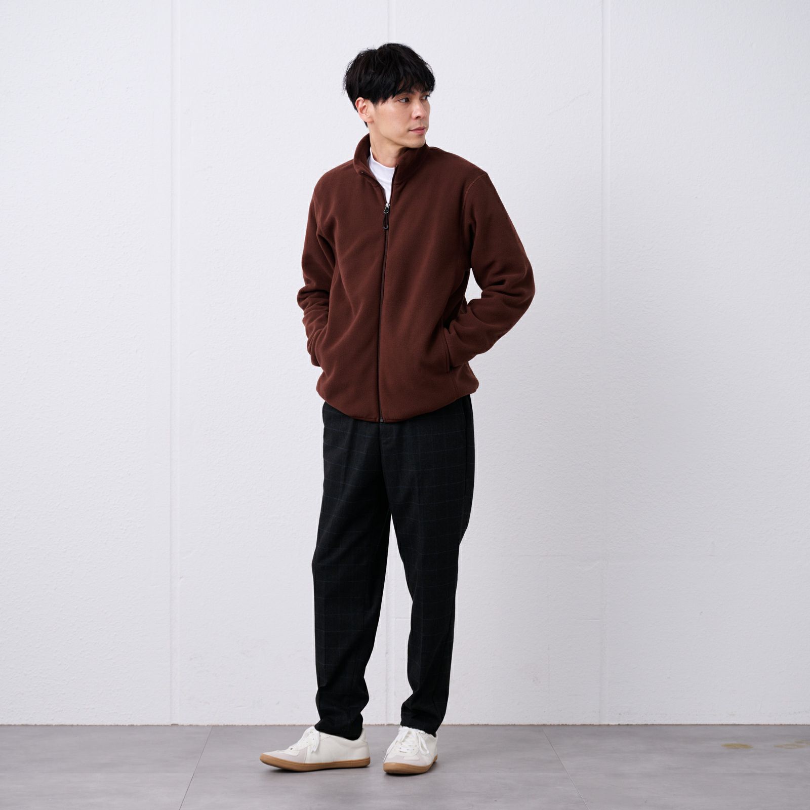 フリース　フルジップジャケット