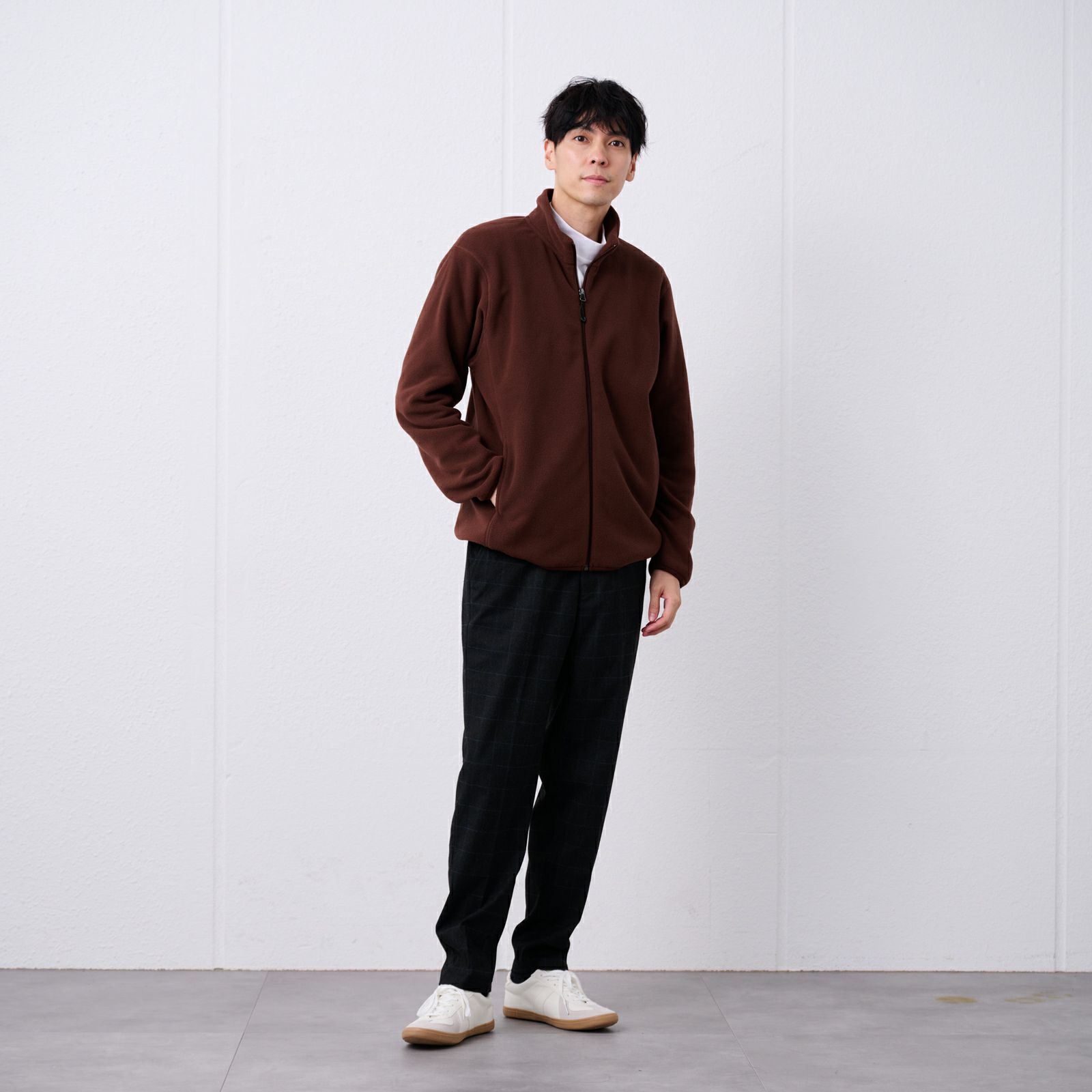 フリース　フルジップジャケット