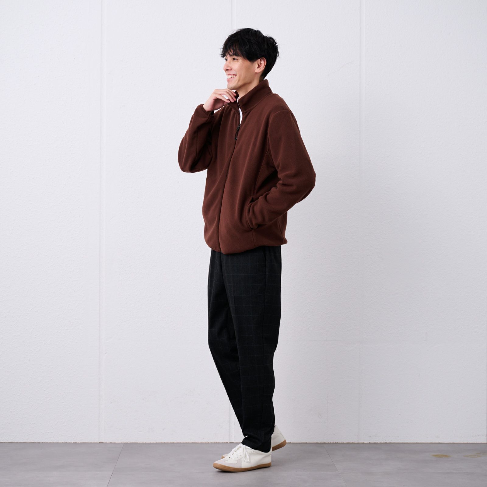 フリース　フルジップジャケット