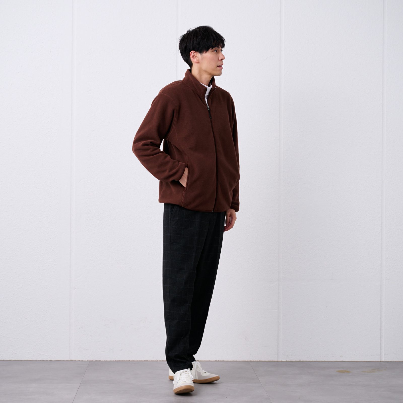 フリース　フルジップジャケット