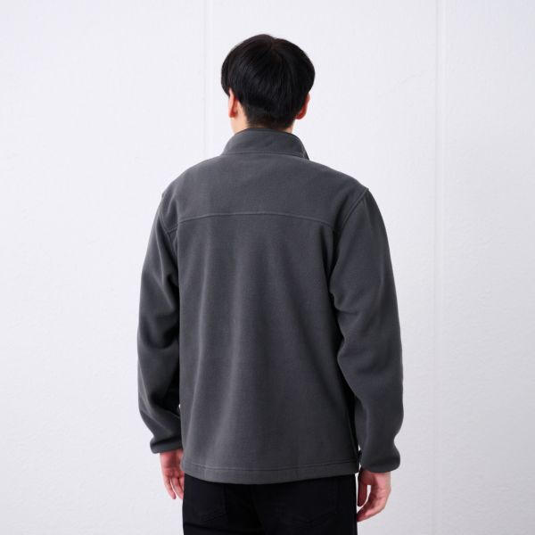 フリース　スナップボタンプルオーバー