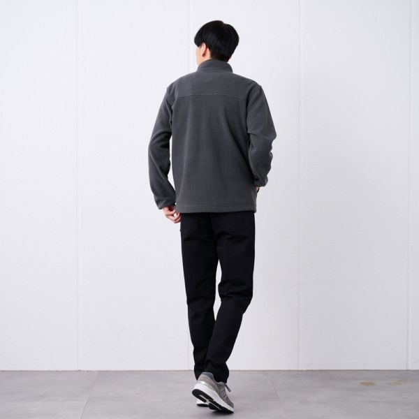 フリース　スナップボタンプルオーバー