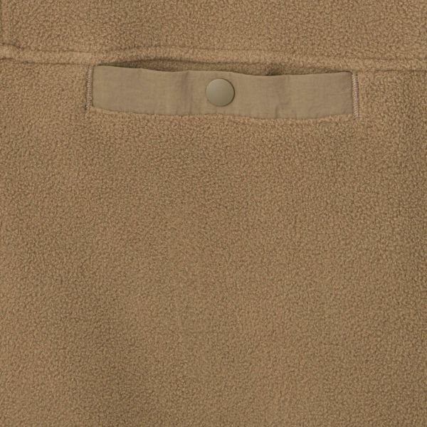 フリース　スナップボタンプルオーバー