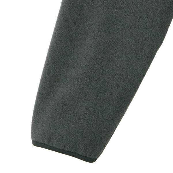 フリース　衿つきハーフジッププルオーバー