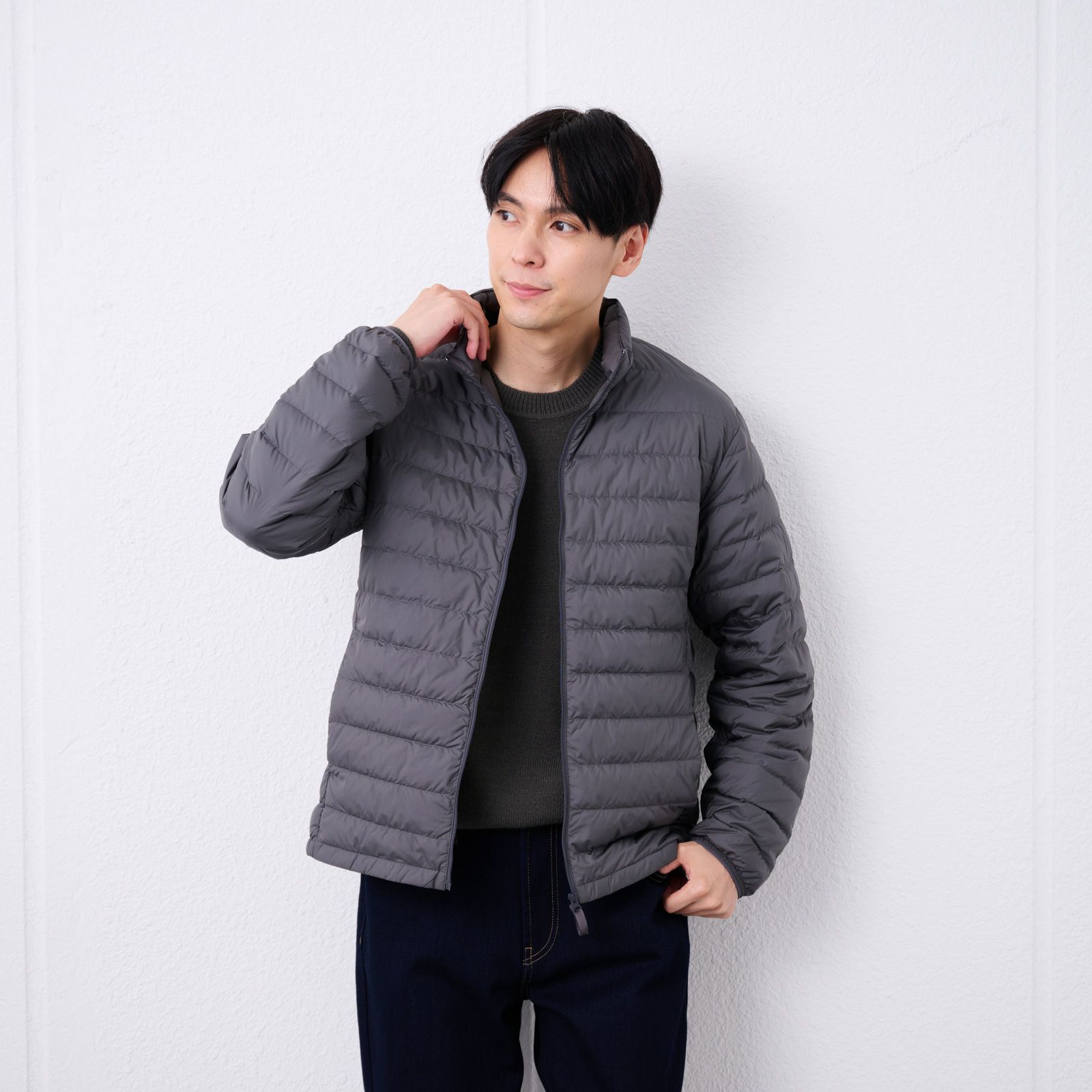 ウオッシャブルダウン　ダウンブルゾン