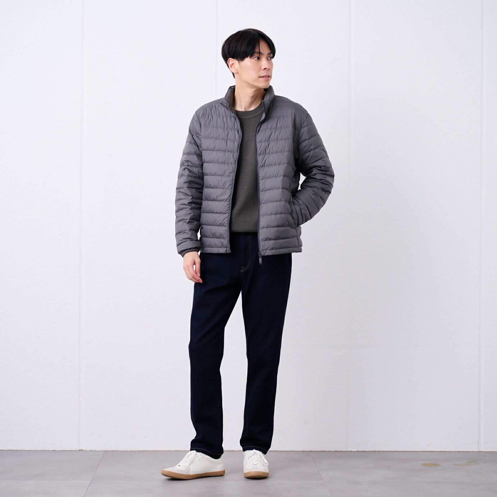 ウオッシャブルダウン　ダウンブルゾン