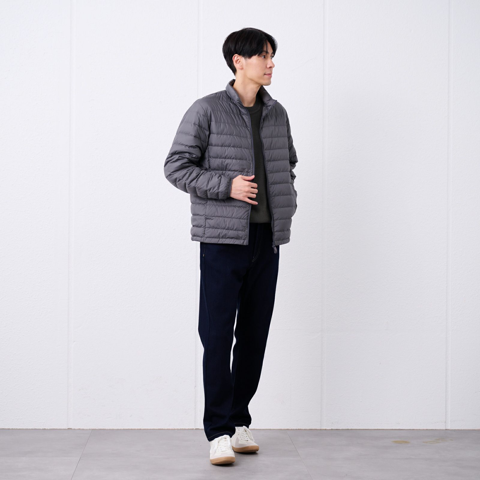 ウオッシャブルダウン　ダウンブルゾン