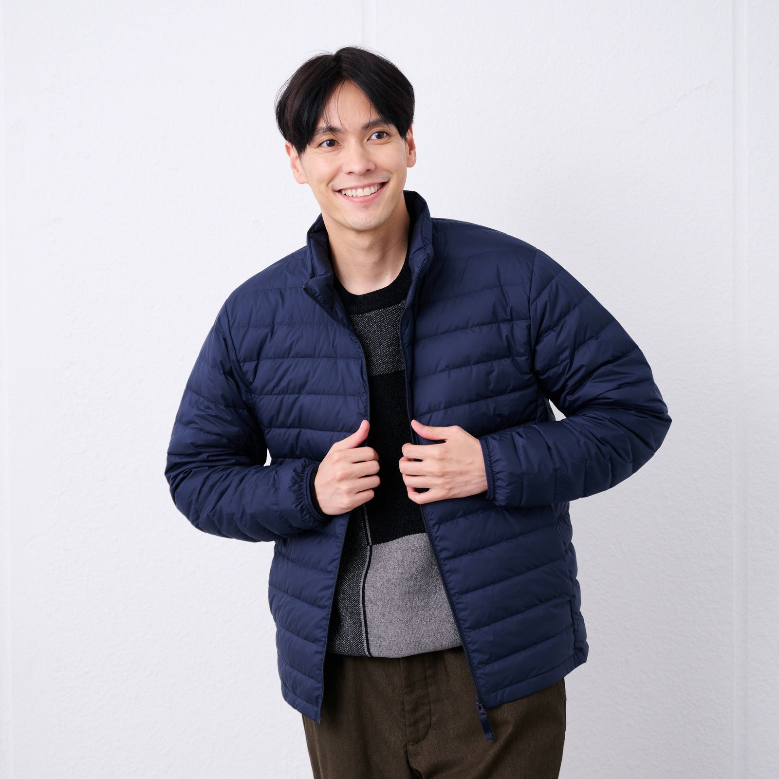 ウオッシャブルダウン　ダウンブルゾン