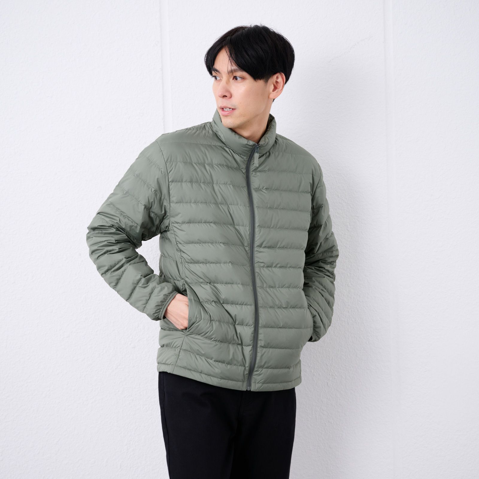 ウオッシャブルダウン　ダウンブルゾン