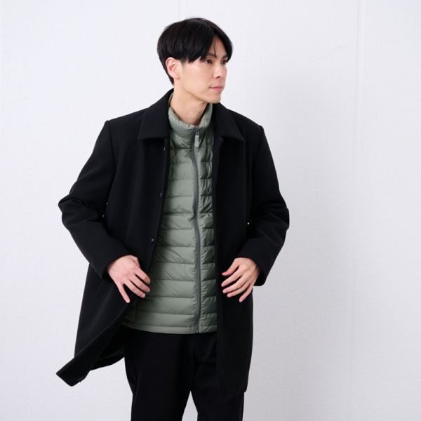 ウオッシャブルダウン　ダウンブルゾン