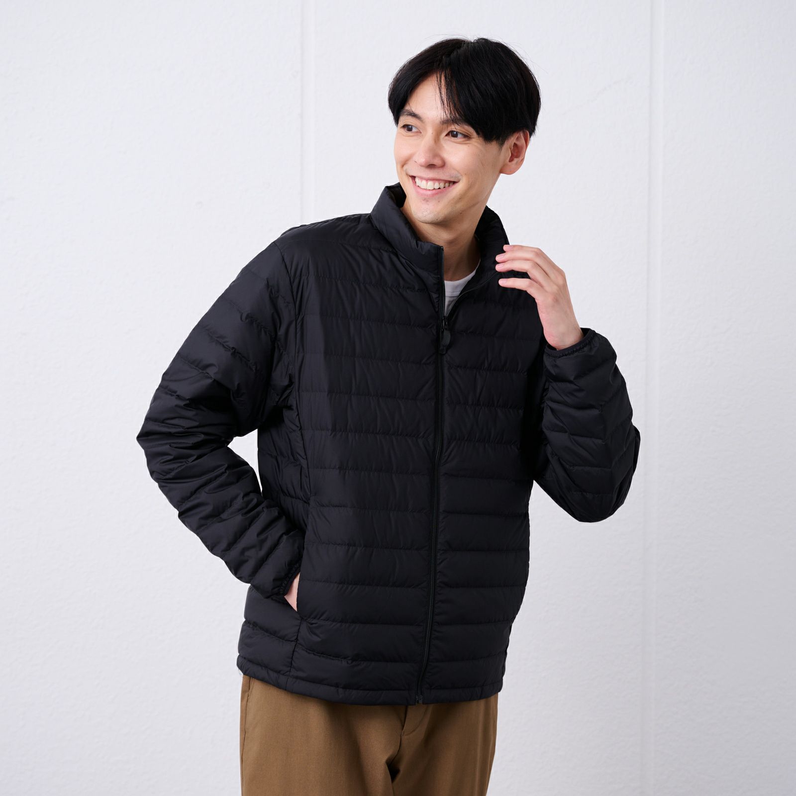 ウオッシャブルダウン　ダウンブルゾン