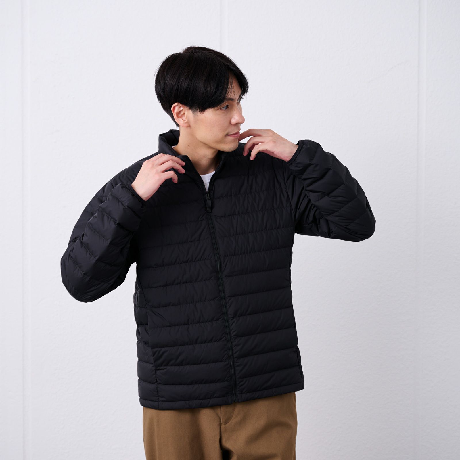 ウオッシャブルダウン　ダウンブルゾン